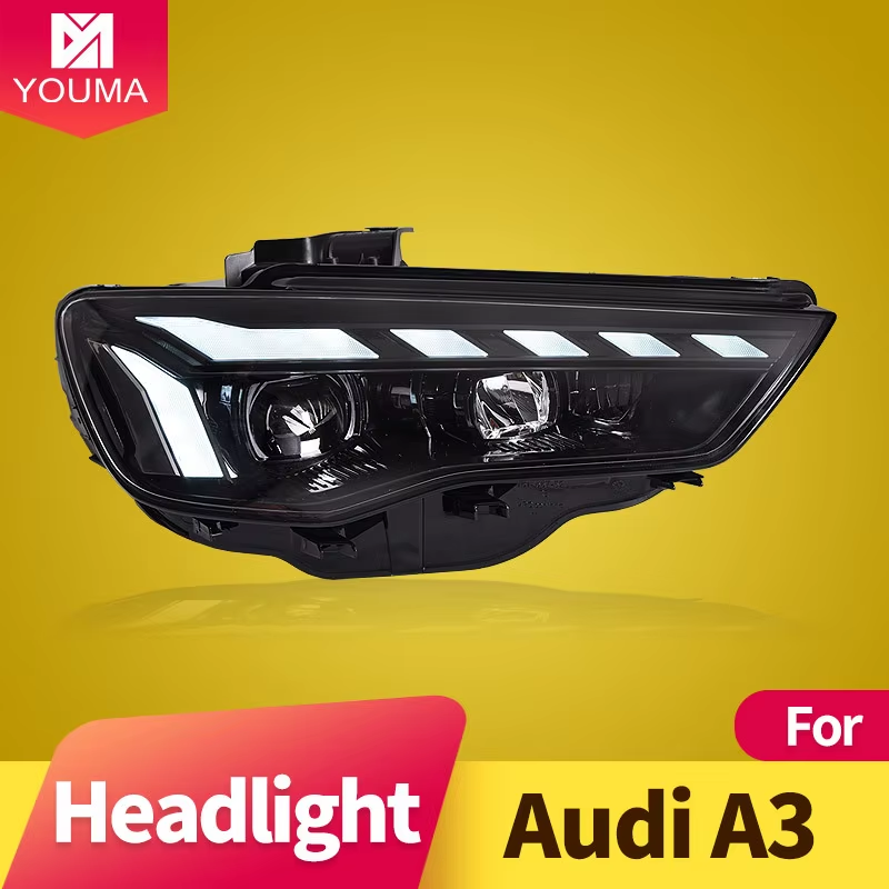 Car Styg for Audi A3 Headlights 2014-2016 A3 8V LED Headlight Projector Lens DRL Head Lamp Auto Accessories - Image 3