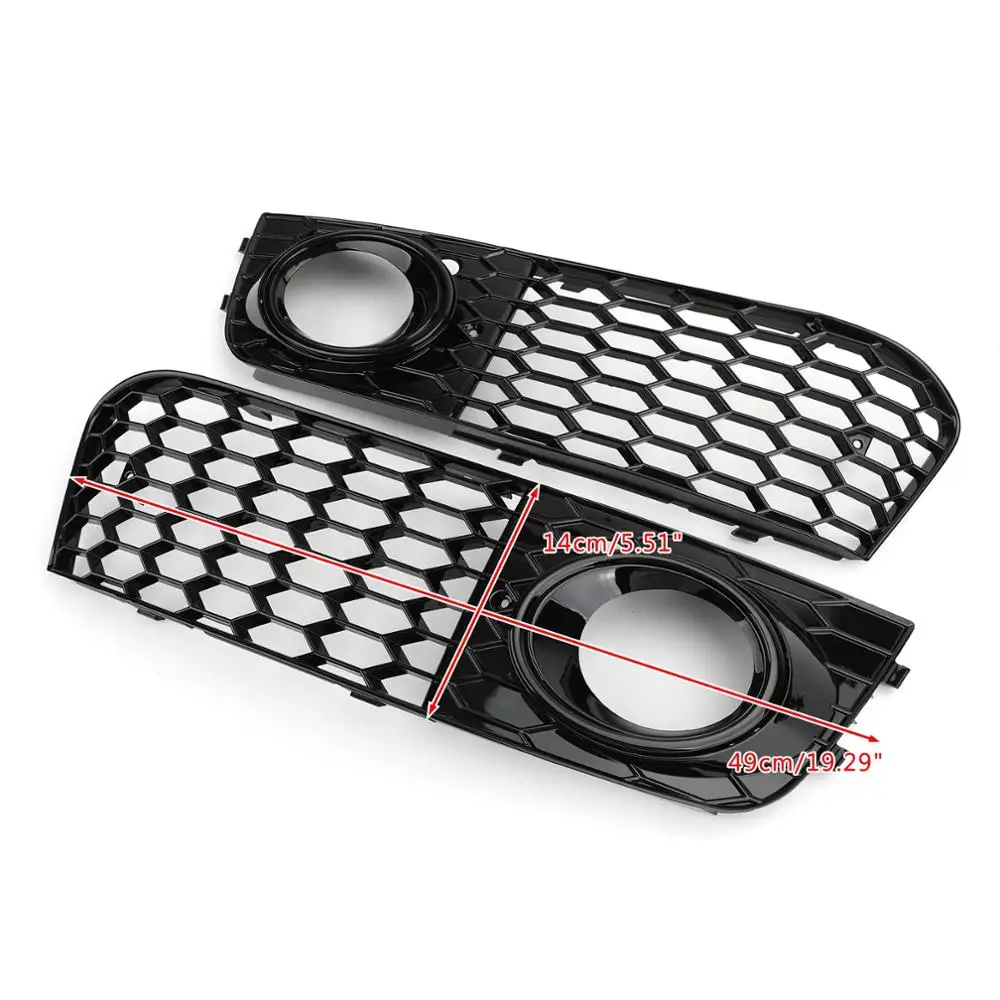 Audi A4B8 (2008-2012) Honeycomb Fog light Covers - Image 5
